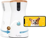 Furbo 360° Dog Camera: [New] Rotating 360° View Wide-Angle Pet Camera with Treat Tossing, Color Night Vision, 1080p HD Pan, 2-Way Audio, Barking Alerts, WiFi, Designed for Dogs