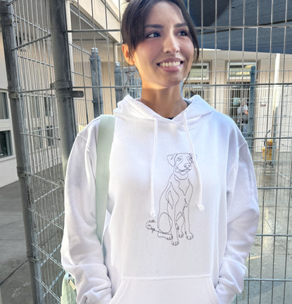 Sitting With Dogs Unisex Hoodie