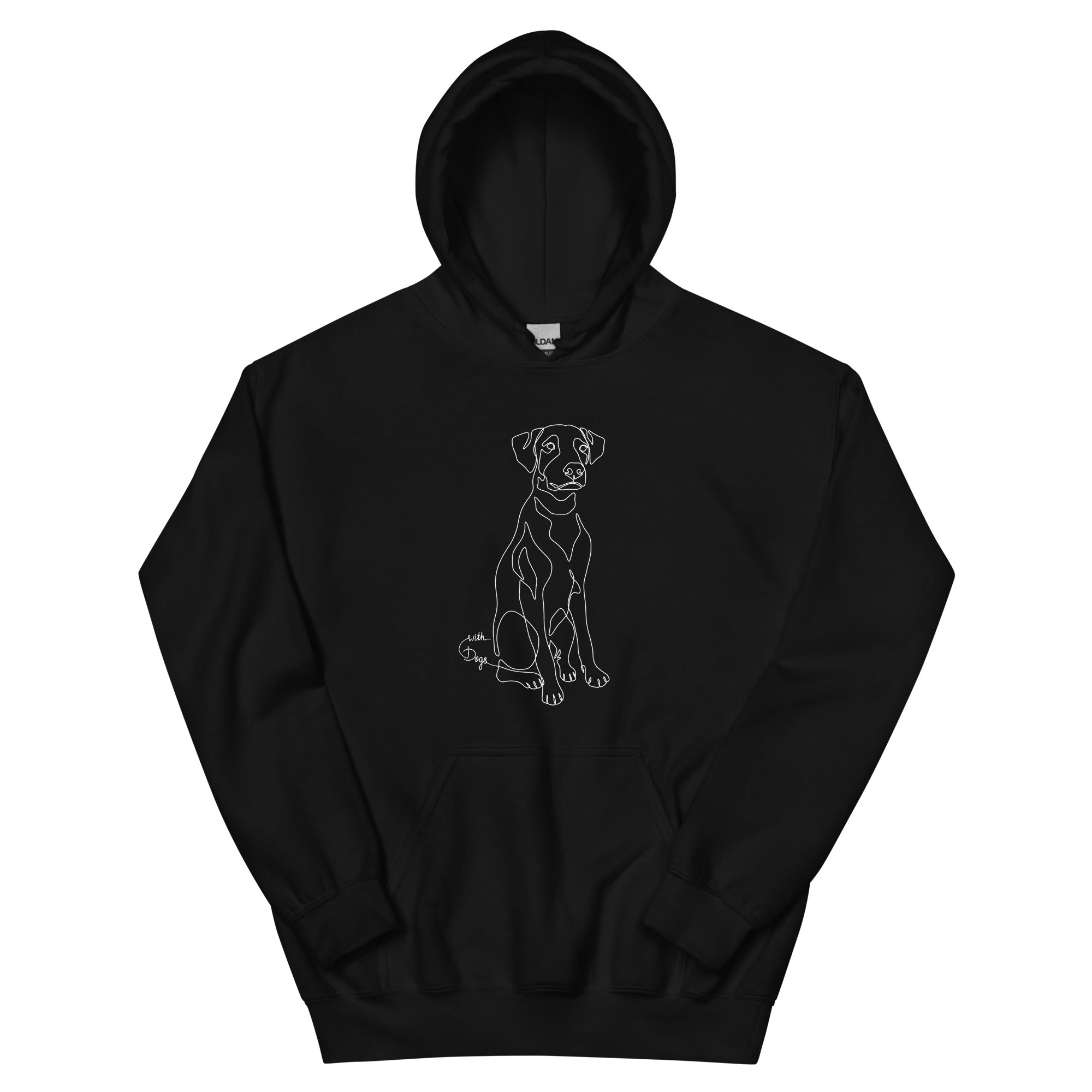 Sitting With Dogs Unisex Hoodie