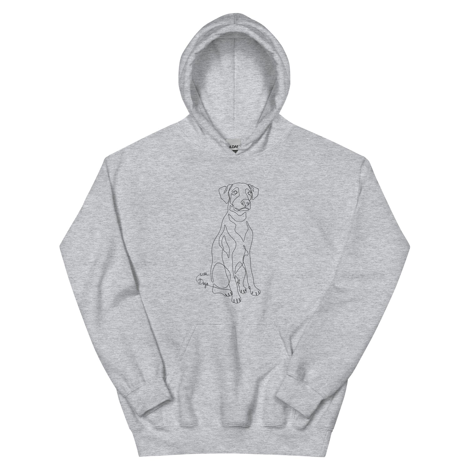 Sitting With Dogs Unisex Hoodie