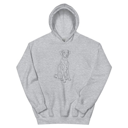 Sitting With Dogs Unisex Hoodie