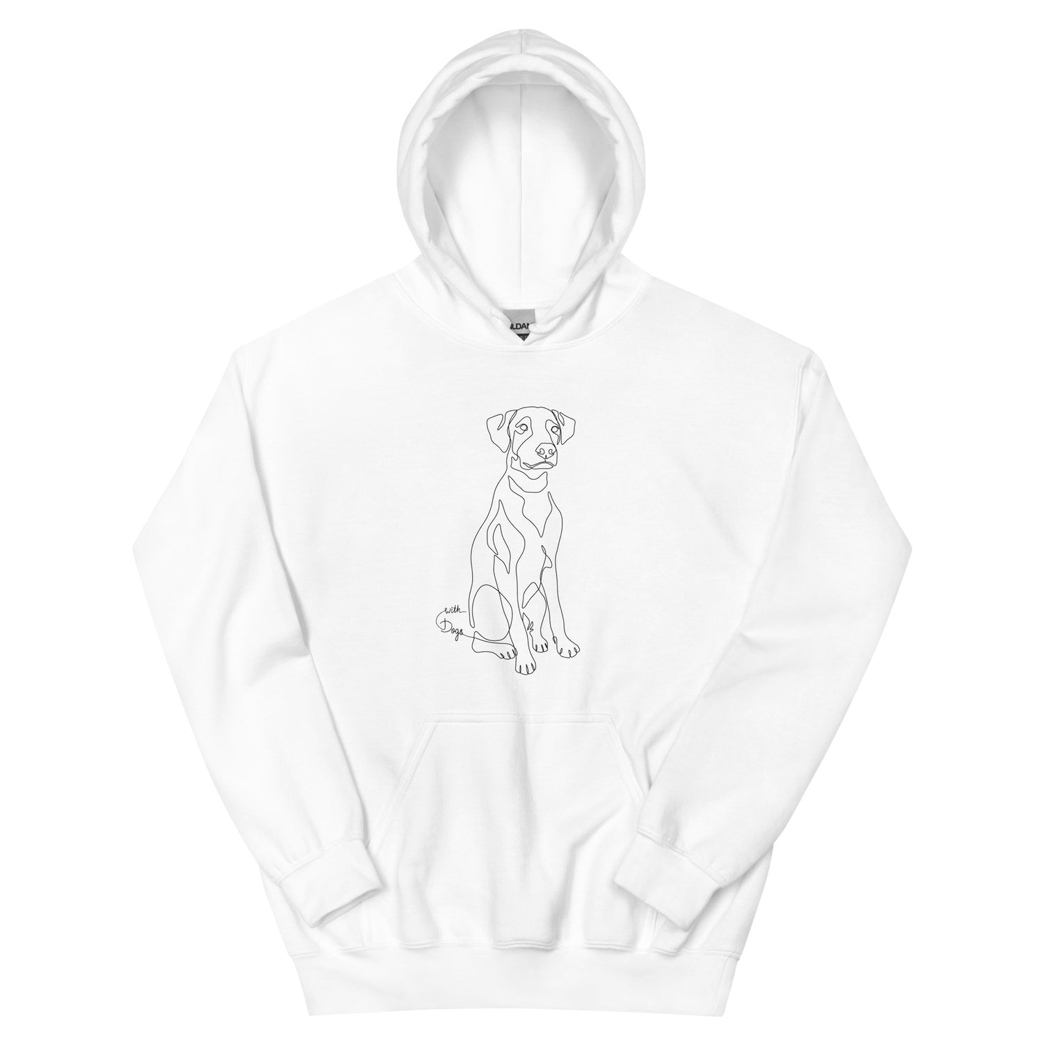 Sitting With Dogs Unisex Hoodie