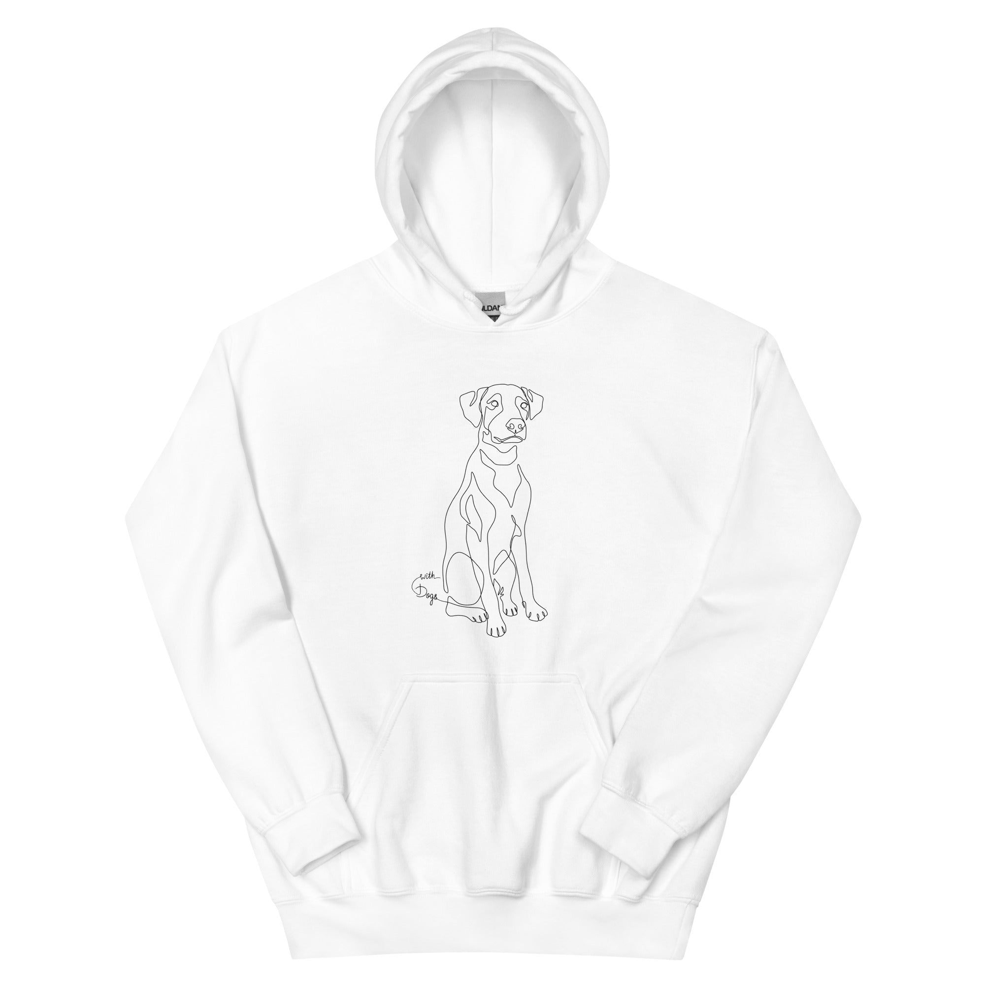 Sitting With Dogs Unisex Hoodie