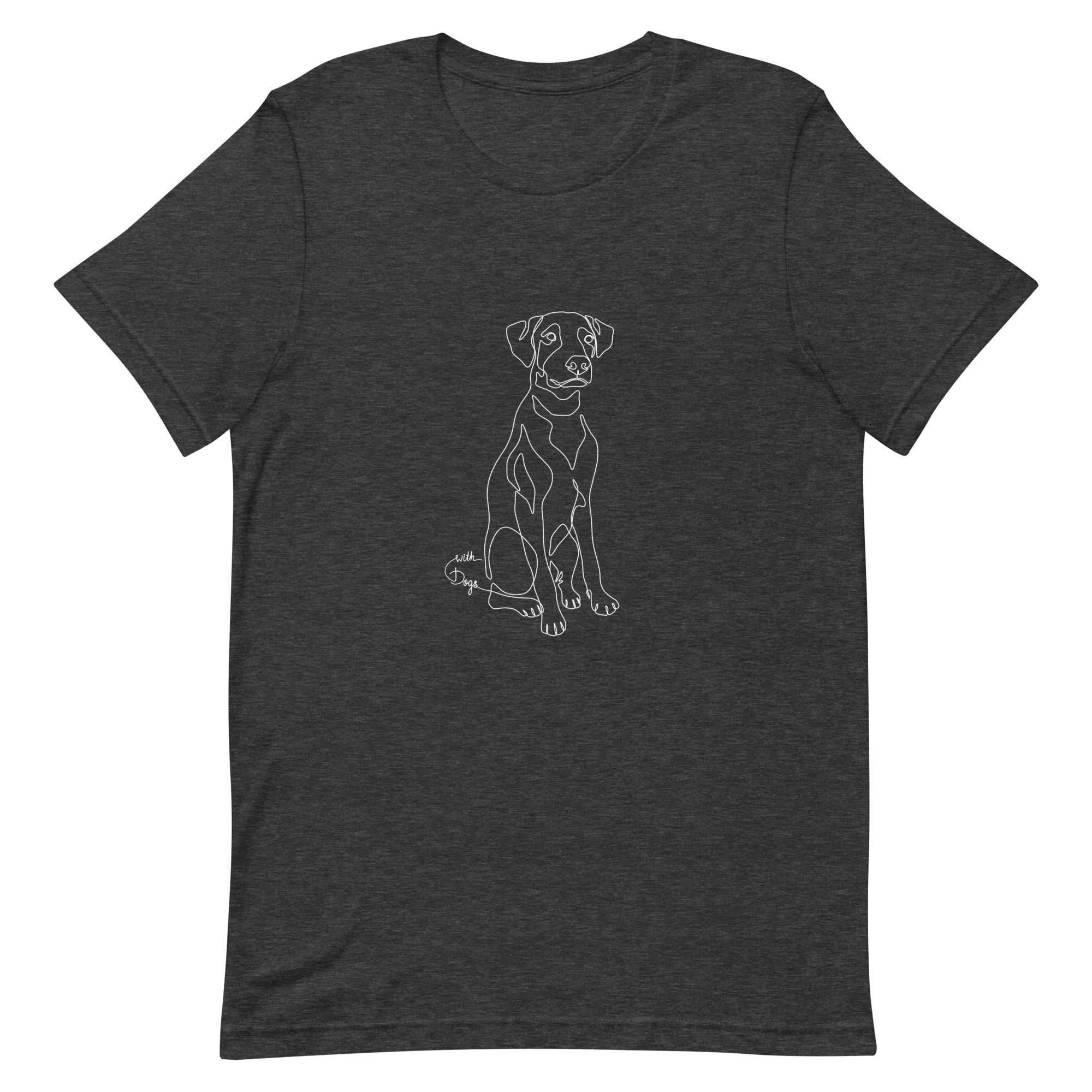 Sitting With Dogs Unisex T-Shirt