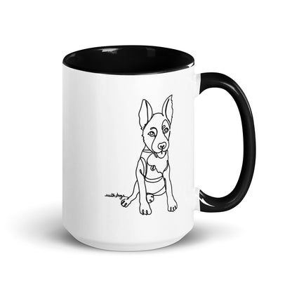 Sitting With Dogs [Bean] Mug