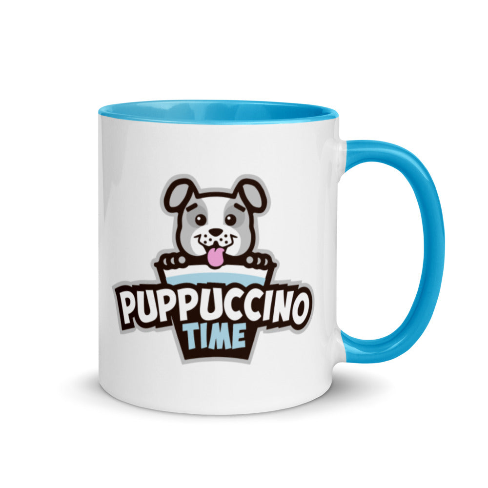 Puppuccino Time Mug by Rocky Kanaka