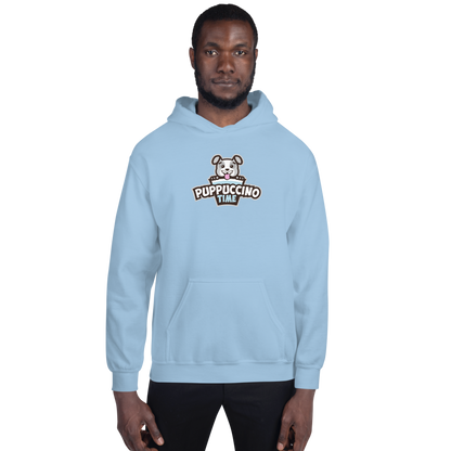 Puppuccino Time Unisex Hoodie by Rocky Kanaka